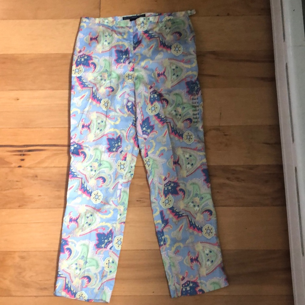 Vintage Ralph Lauren Paisley Pants size 4 never worn.